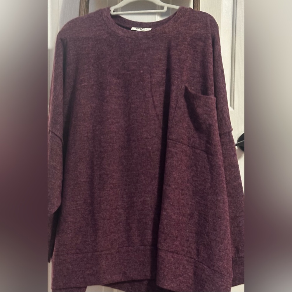 Zenana Plum Sweater - NWT